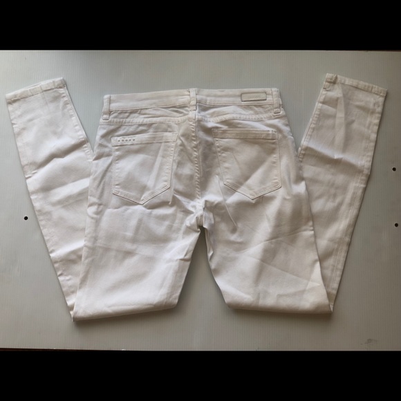 BLANKNYC Women's Spray On Slim Skinny Jeans White - Picture 7 of 8
